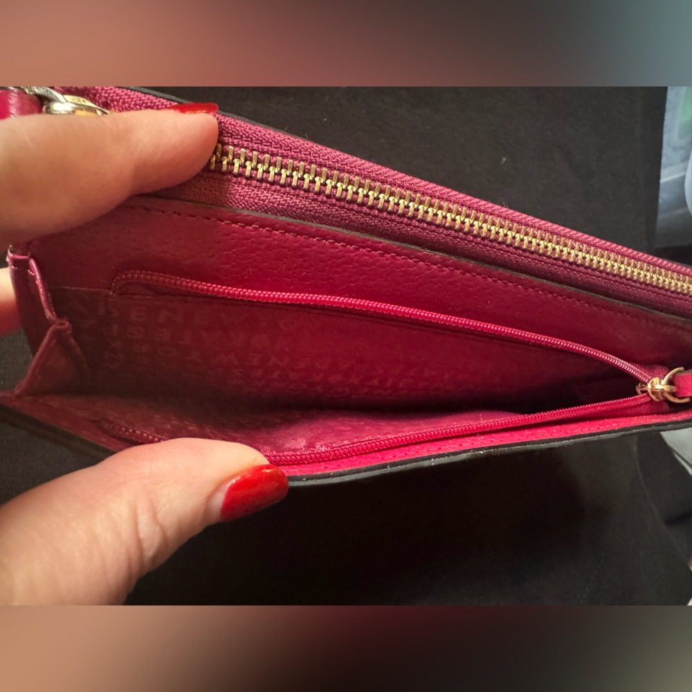 Kate Spade Grand Street Layton Dark Pink Wristlet/Wallet - Picture 4 of 5